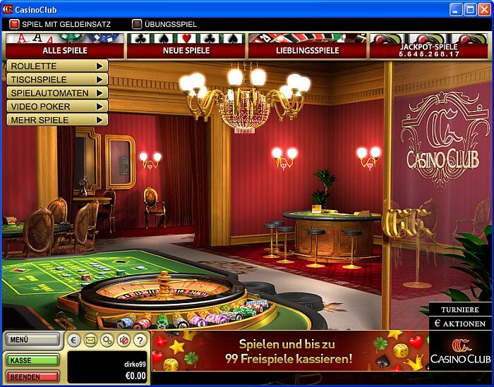 Casino Club Lobby
